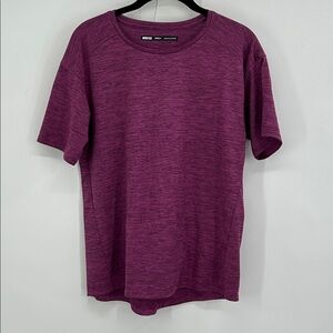 REI Short Sleeve Crewneck Light Weight Purple Size Medium